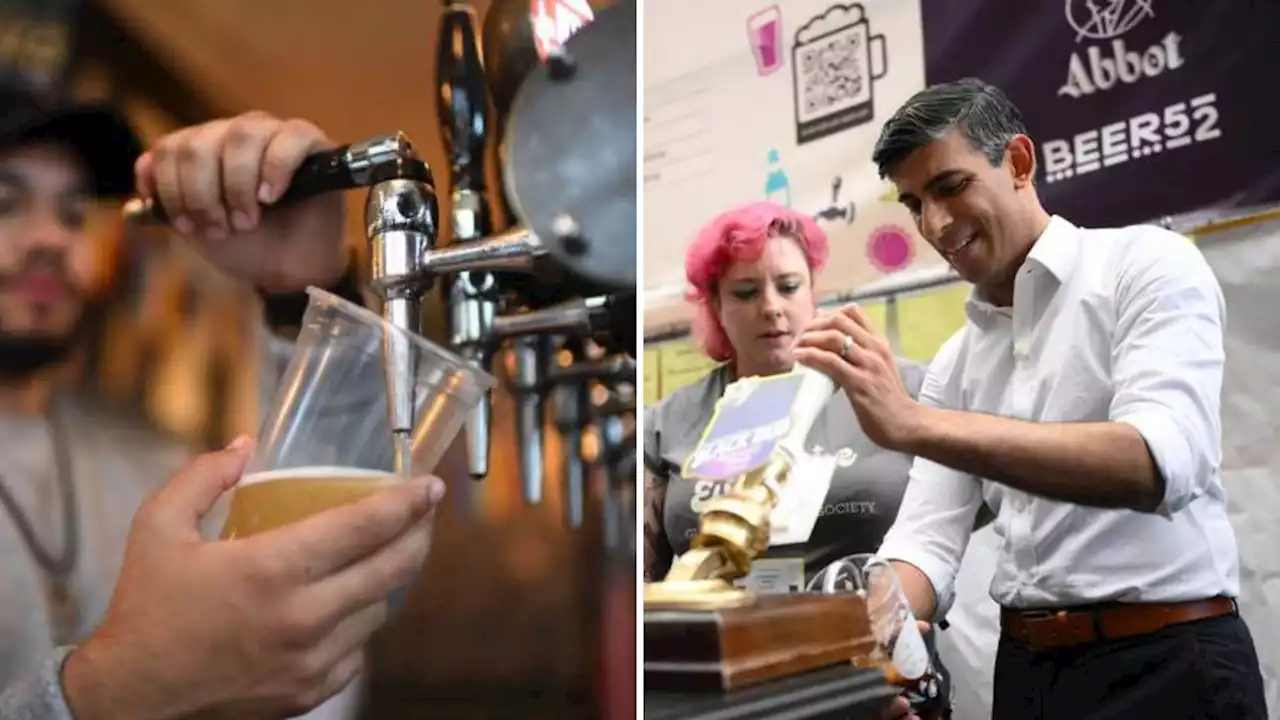 Pubs will still be allowed to serve takeaway pints as Rishi Sunak steps in to halt ban