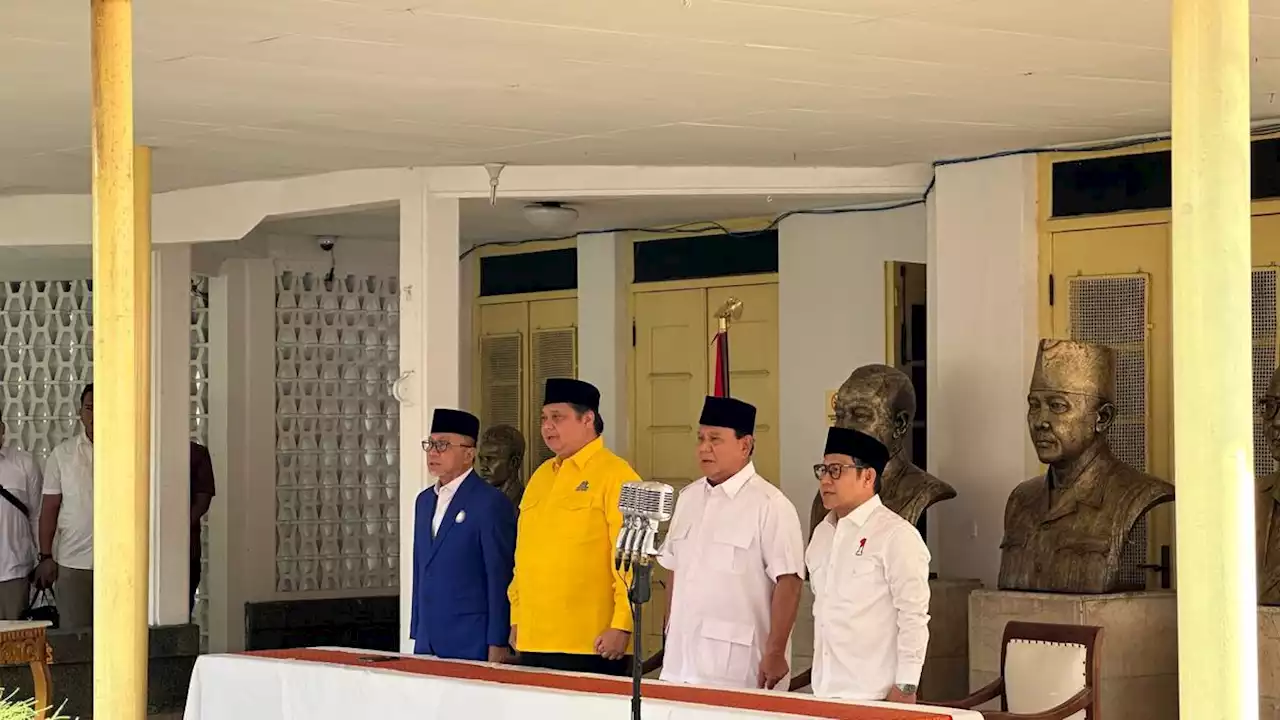 Ketum Golkar Airlangga Hartarto Deklarasi Dukungan Prabowo Subianto Capres 2024