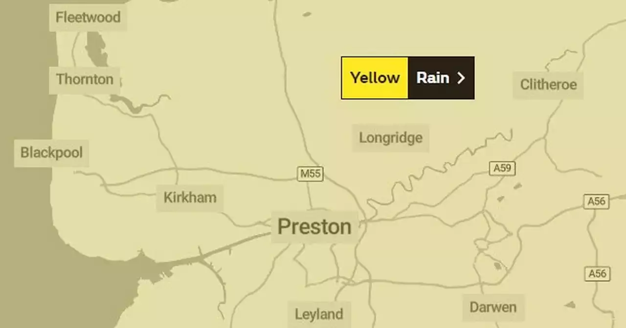 Met Office issues 21-hour weather warning for all of Lancashire