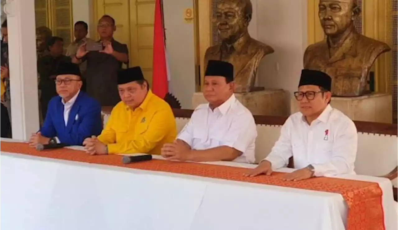 Resmi Didukung Golkar dan PAN, Prabowo: Kita Tim Jokowi