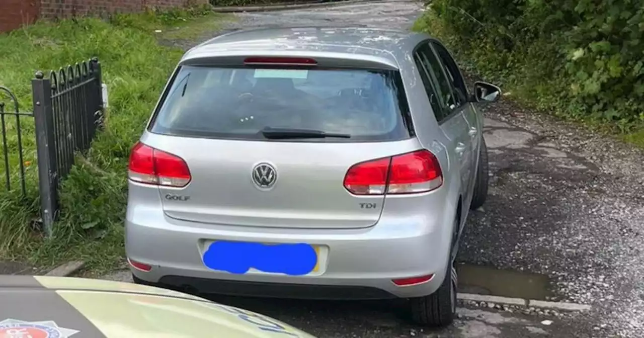 Police pull over 'suspicious' VW Golf - and find a haul inside