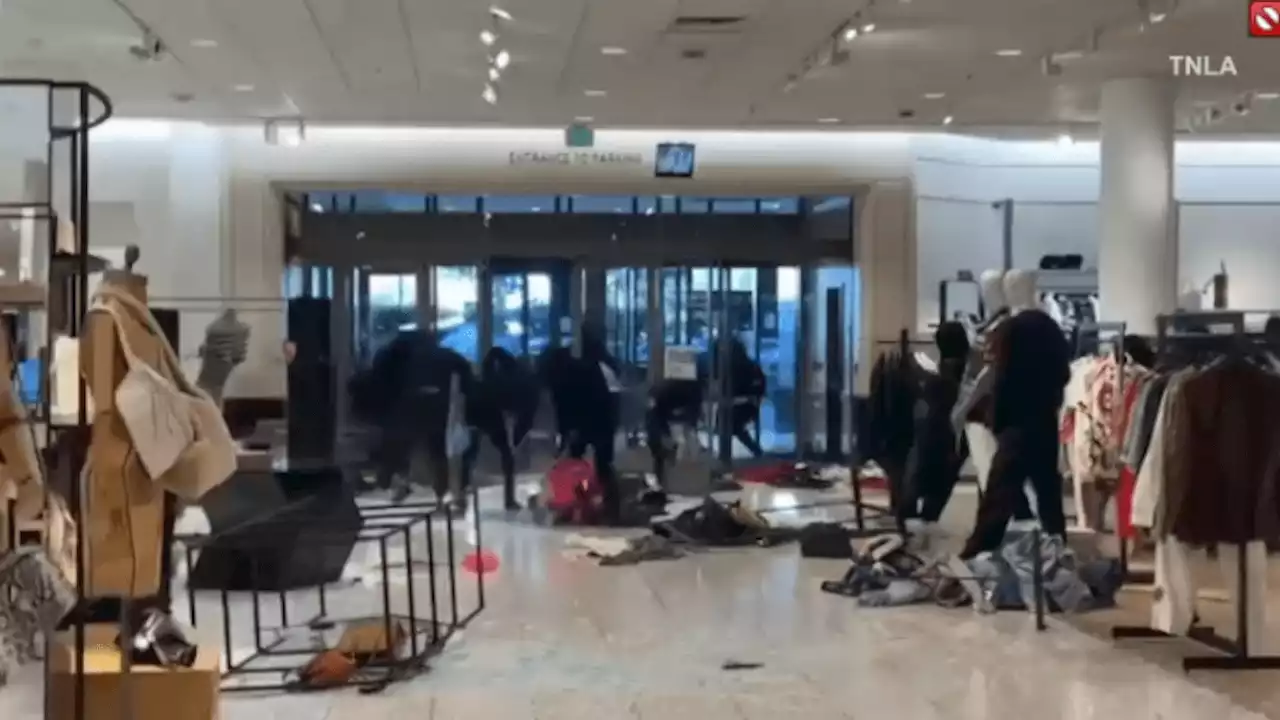 Bear spray used on security guards in SoCal mall heist involving up to 50 people