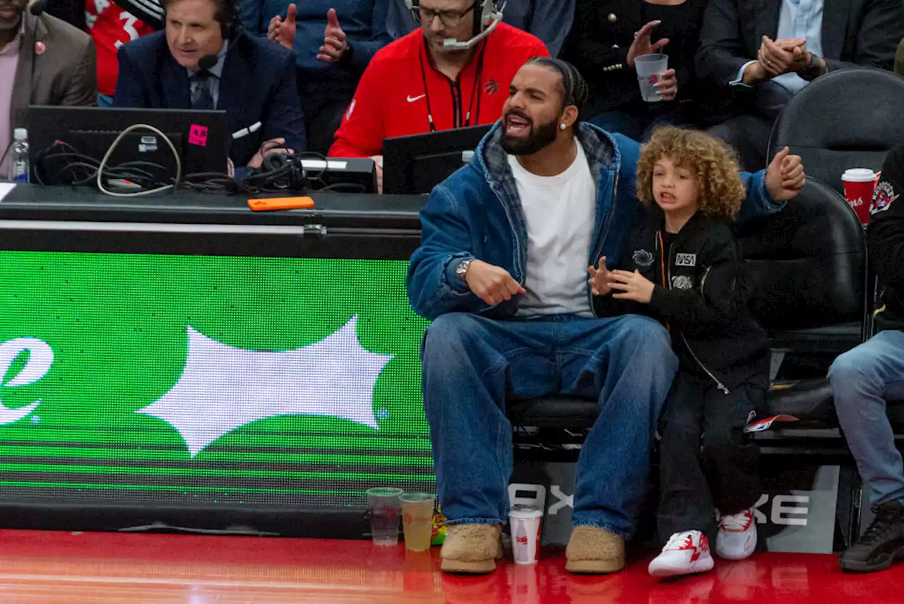 Drake claps back at fellow rapper's comment on post with his son Adonis