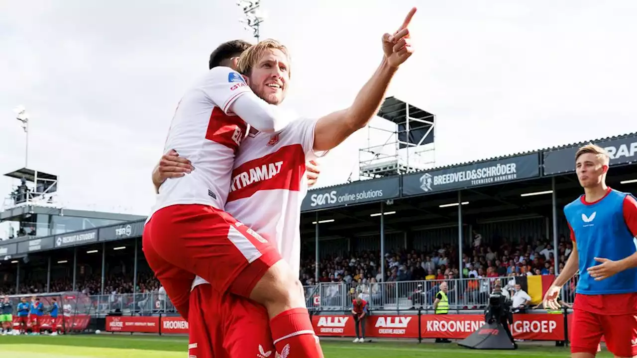 Almere City maakt eerste doelpunt in eredivisie, maar Twente wint overtuigend