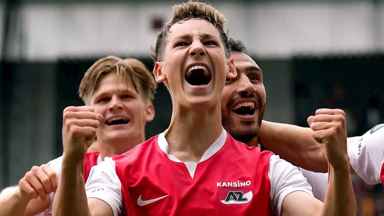 Uitstekend AZ ziet Van Bommel (19) excelleren bij eredivisiedebuut