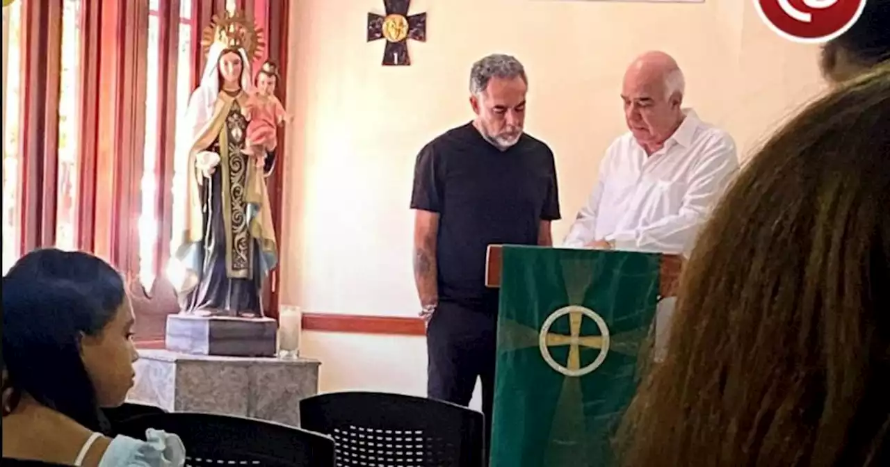 Milagro en iglesia de Barranquilla: Armando Benedetti apareció en la misa del domingo