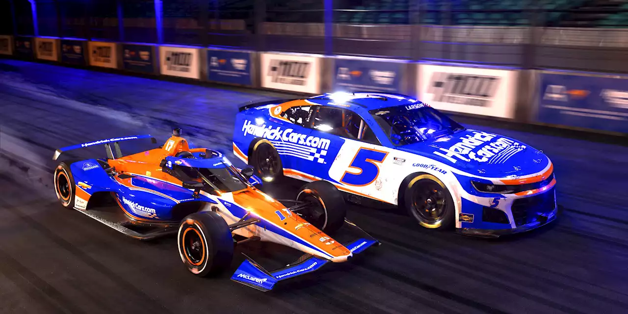 Kyle Larson's 2024 Indianapolis 500, Coca-Cola 600 Cars Match