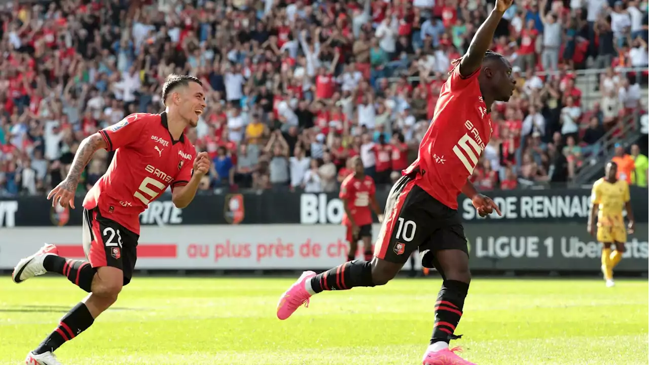 Jérémy Doku buteur avec Rennes pour la large victoire face à Metz - rtbf.be