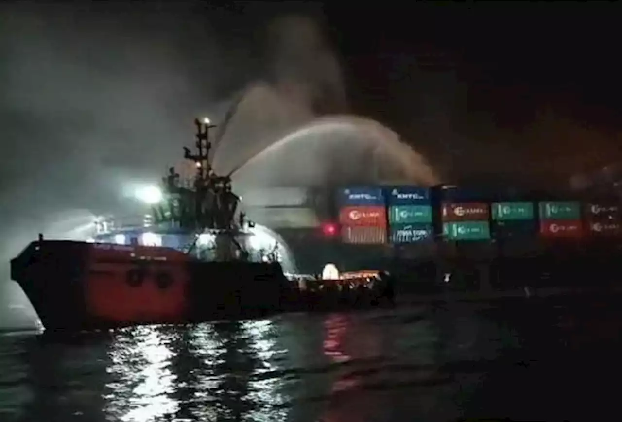 Ship catches fire near Port Klang, all crew safe