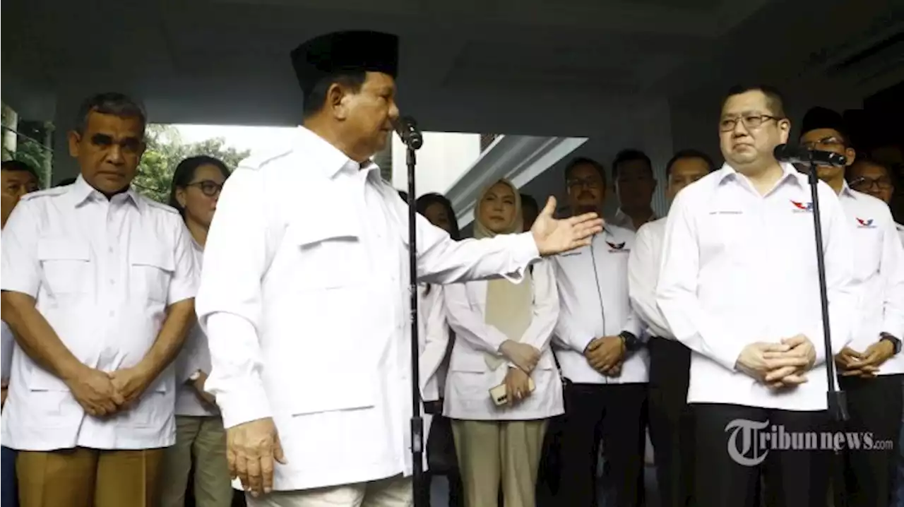 Prabowo Ungkit soal Perindo Pindah Haluan Dukung Ganjar sebelum PAN dan Golkar Gabung - Tribunnews.com