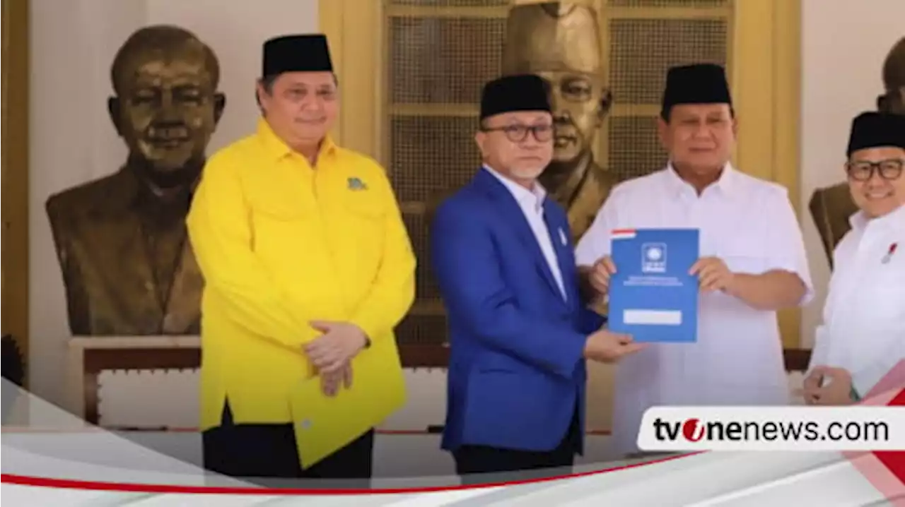 Menyusul Golkar, PAN Resmi Deklarasi Dukung Prabowo Subianto Capres 2024