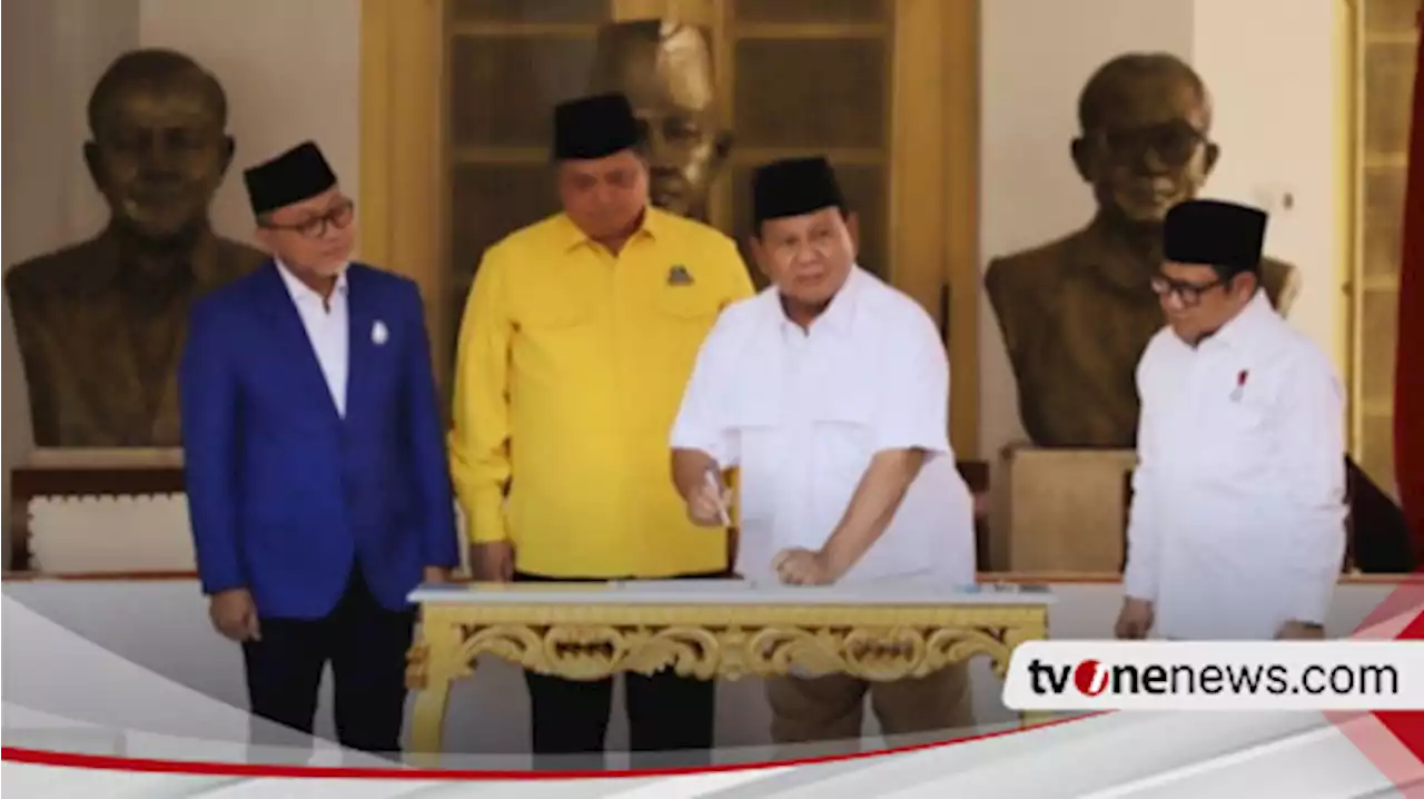 PKB Tegaskan Piagam Kerja Sama KKIR Jadi Penentuan Capres dan Cawapres: Golkar-PAN Rekan Koalisi.