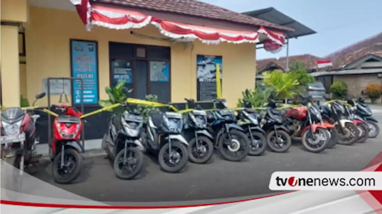 Polisi di Bandar Lampung Amankan 12 Motor Curian dari Tangan Penadah