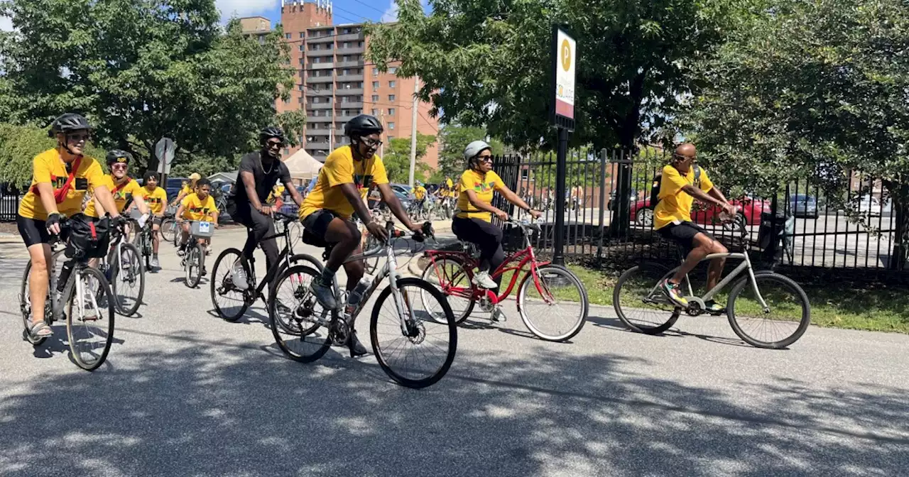 Local bikers take a slow roll throughout Cleveland neighborhoods