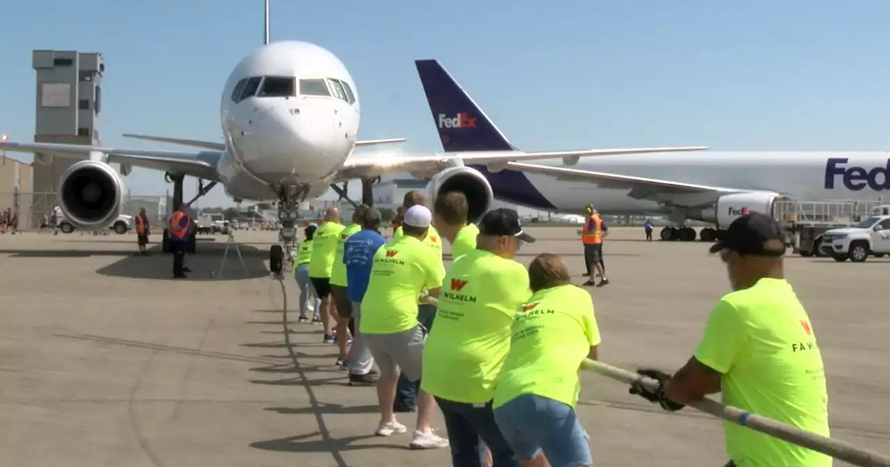 Special Olympics Indiana holds ‘Plane Pull Challenge’ to raise money for athletes