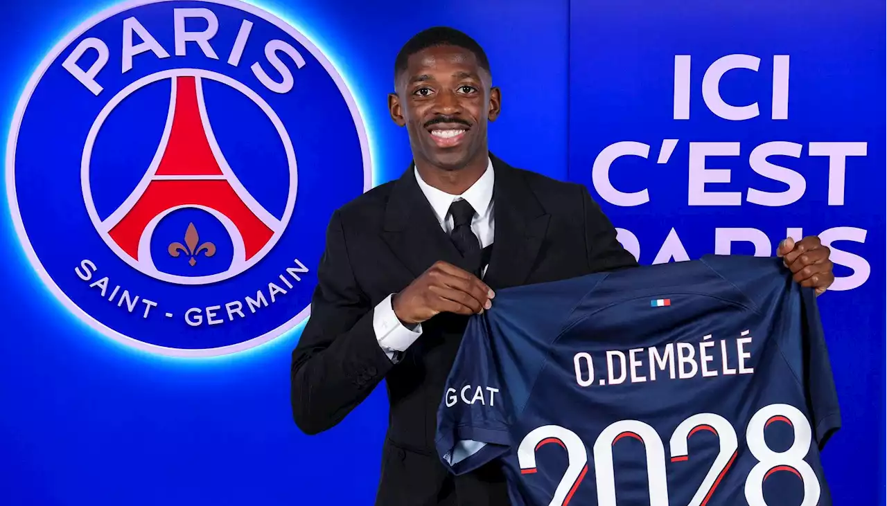 El Paris Saint-Germain anuncia el fichaje de Dembélé por cinco temporadas