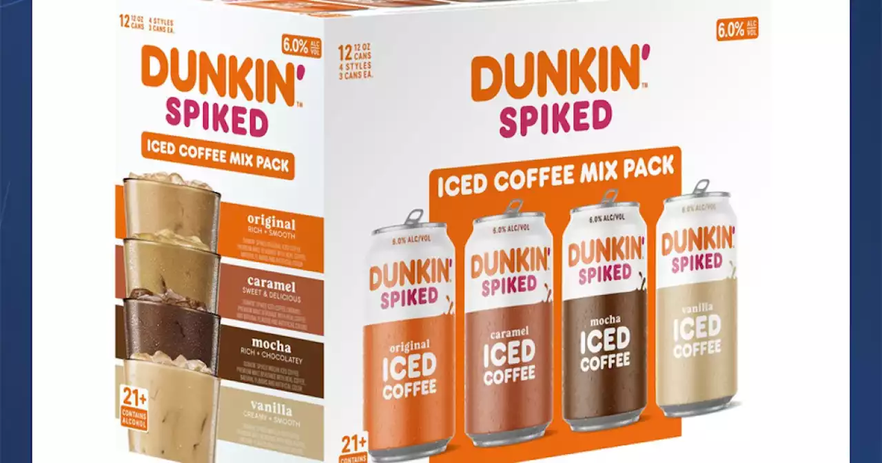 Dunkin' is releasing boozy versions of their iced coffees and teas