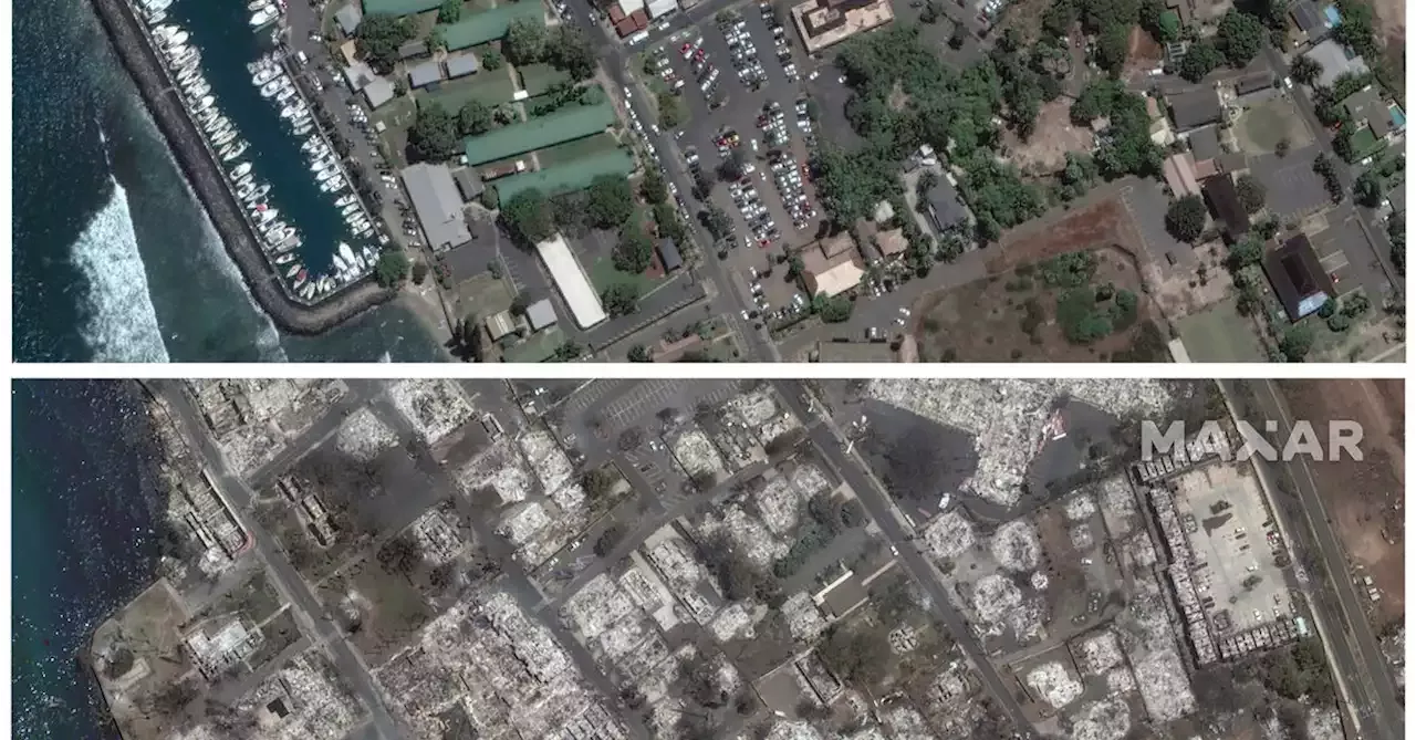 Before-and-after satellite images show Maui devastation | Australia ...