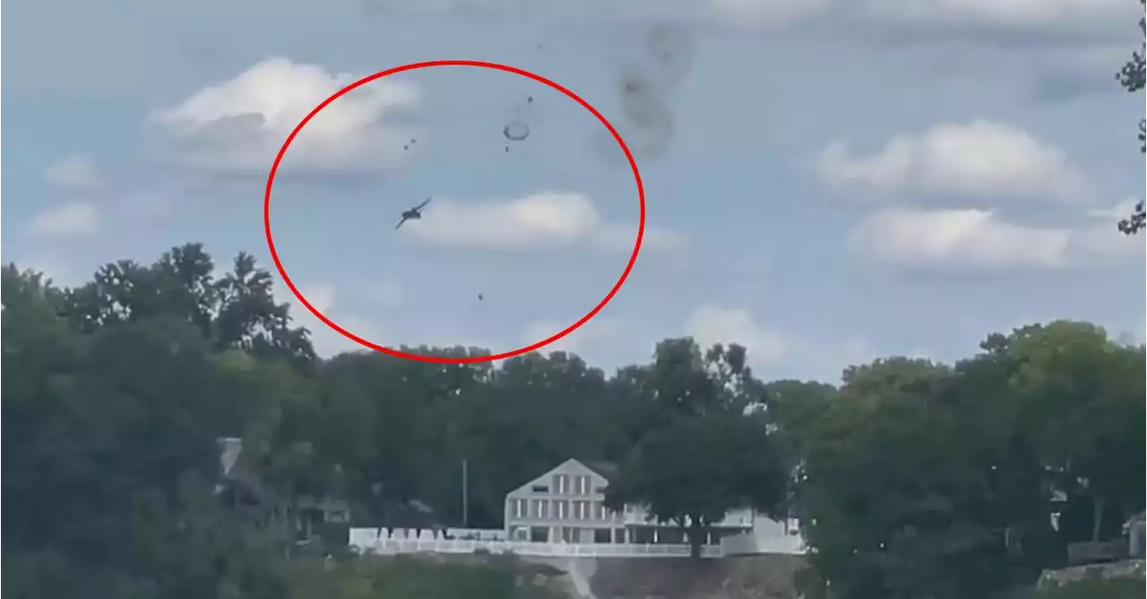 Russian fighter jet 'drops like bullet' and crashes at US airshow