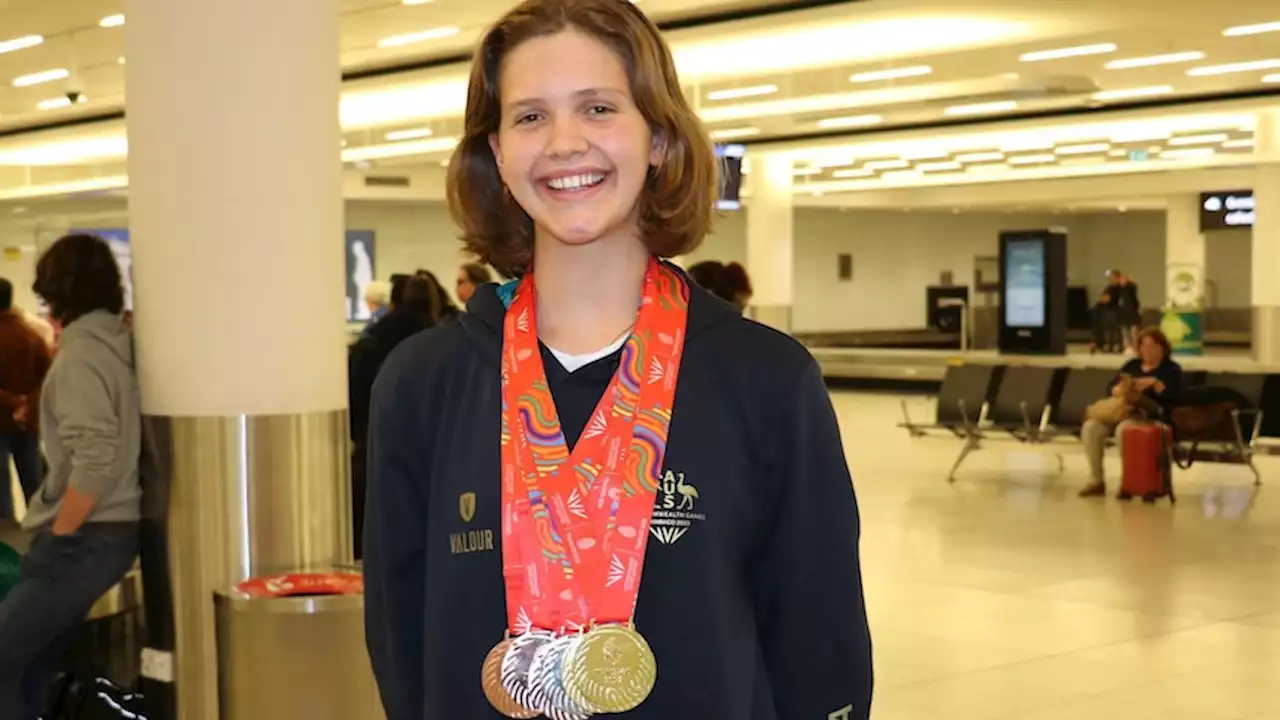 'The world's her oyster': Coach hails teenage swimmer after stunning performance at Commonwealth Youth Games