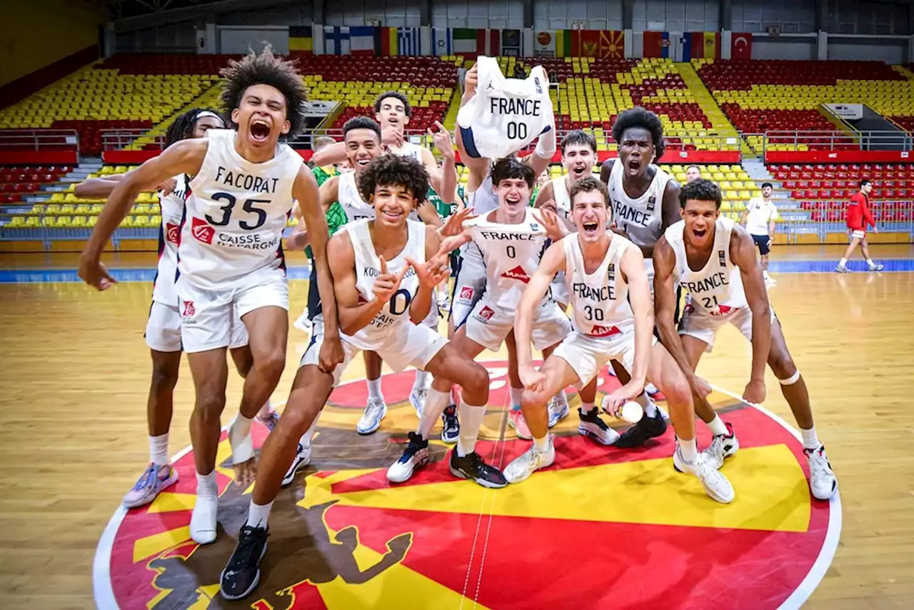 L’équipe de France U16 masculine médaillée de bronze à l’Euro - BeBasket