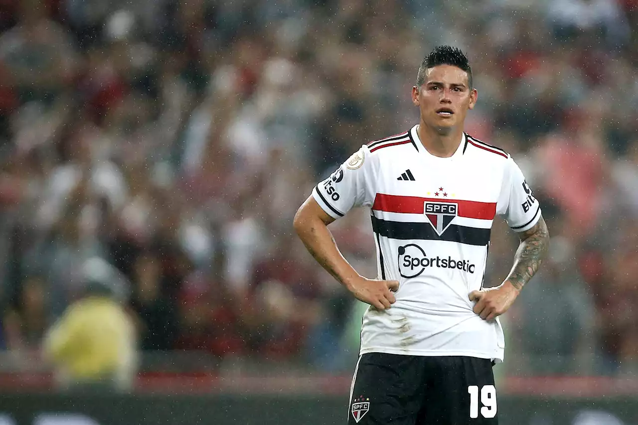 James Rodríguez debutó en el empate de Sao Paulo frente a Flamengo