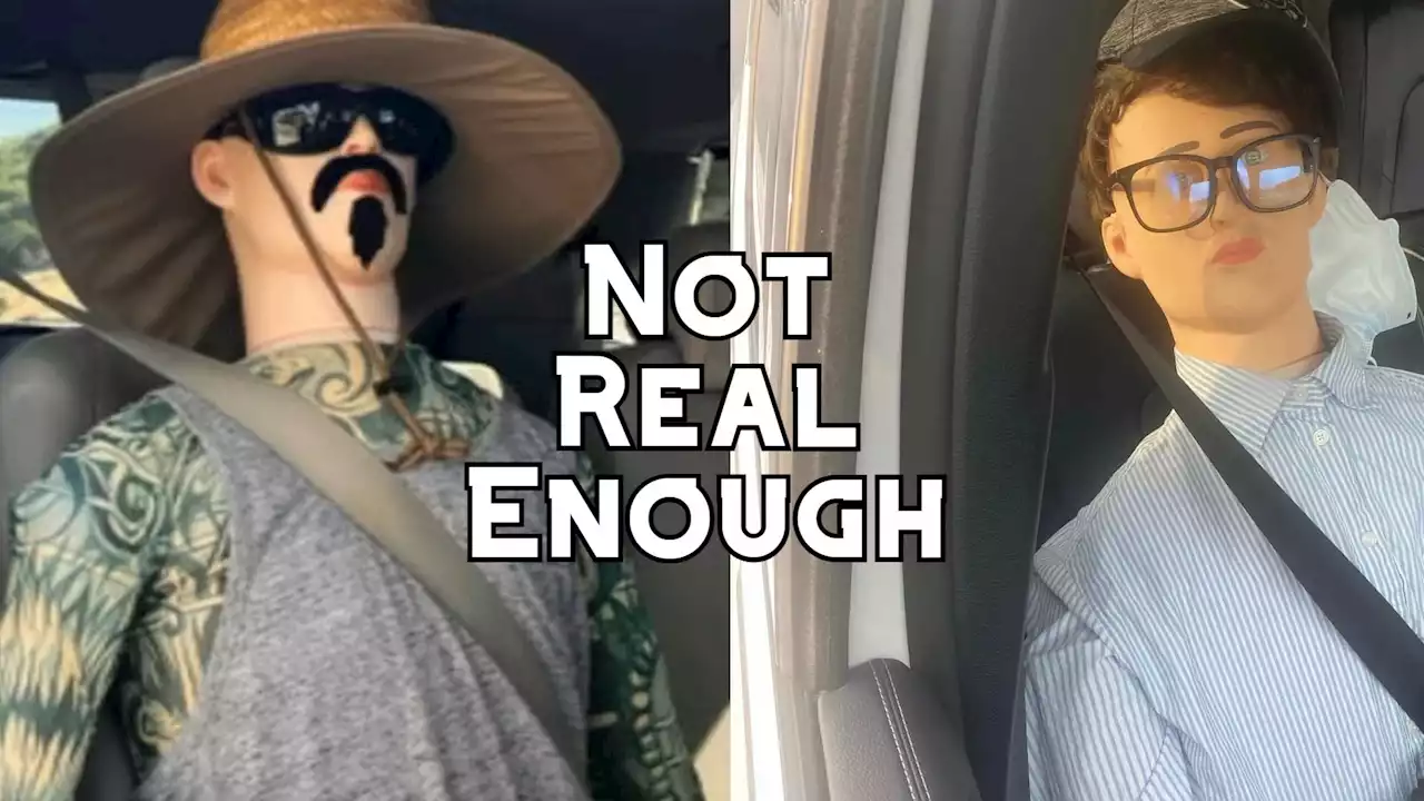 Drivers Use Mannequins To Cheat HOV Lanes, But Cops Are No Dummies