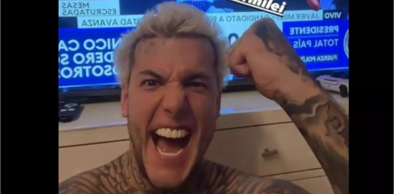 Alex Caniggia festejó el triunfo de Javier Milei con polémicos mensajes en sus redes sociales