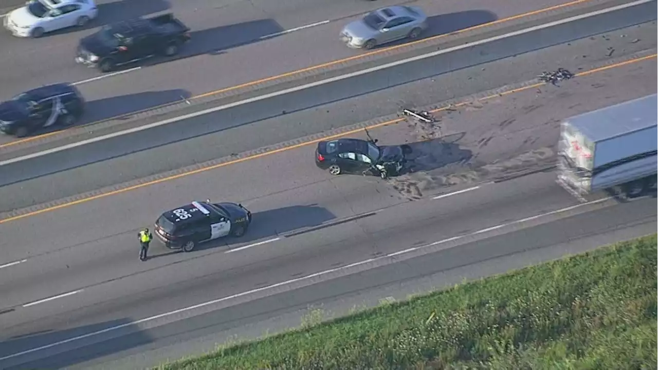 Suspected impaired driver caused head-on crash after heading wrong way on Hwy. 401 near Milton: police