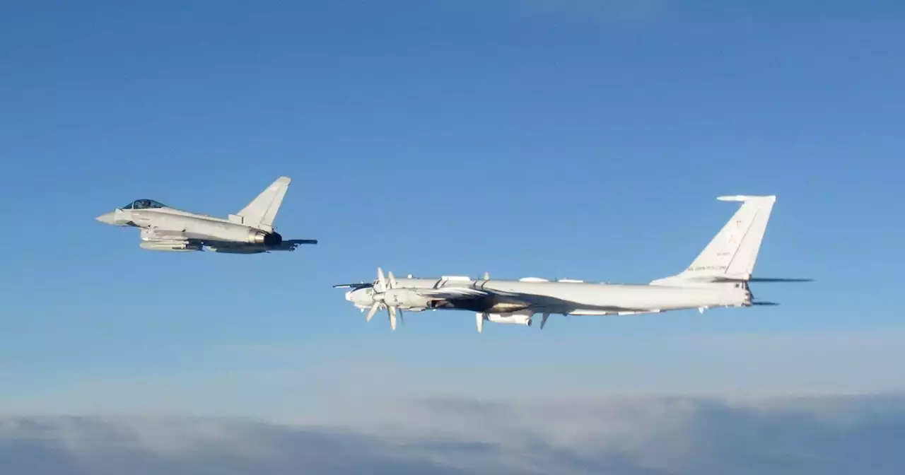 RAF jets scrambled to intercept two Russian bombers travelling north of Shetland