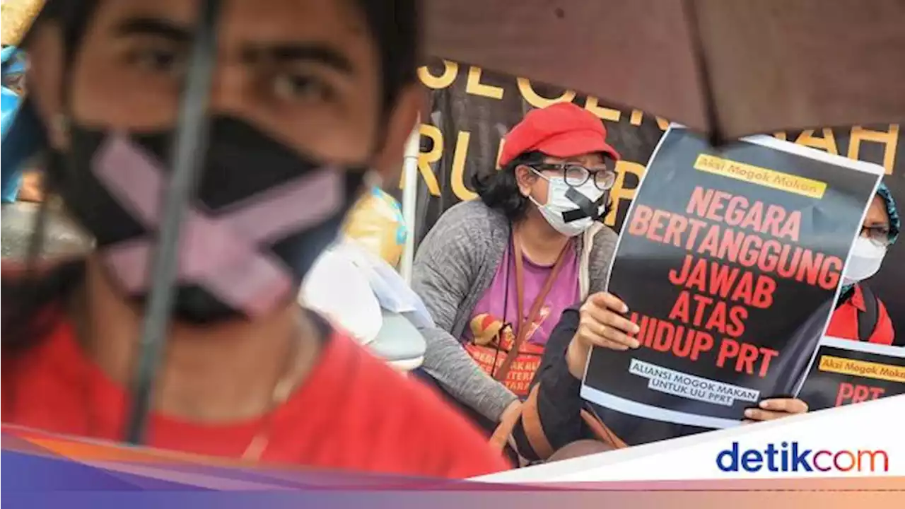 Potret Aksi Mogok Makan Tuntut Pengesahan RUU Perlindungan PRT