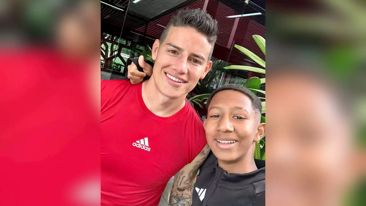 El gesto que tuvo James Rodríguez con niño que fue víctima de racismo