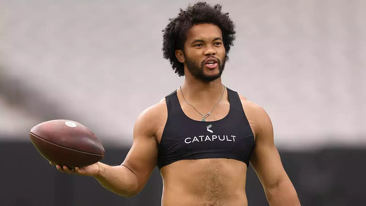 Cardinals' Kyler Murray teased over odd piece of football equipment at training camp