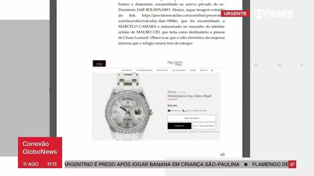 Recompra de Rolex tem recibo com nome de Wassef, e PF vê 'prova contundente' contra advogado de Bolsonaro