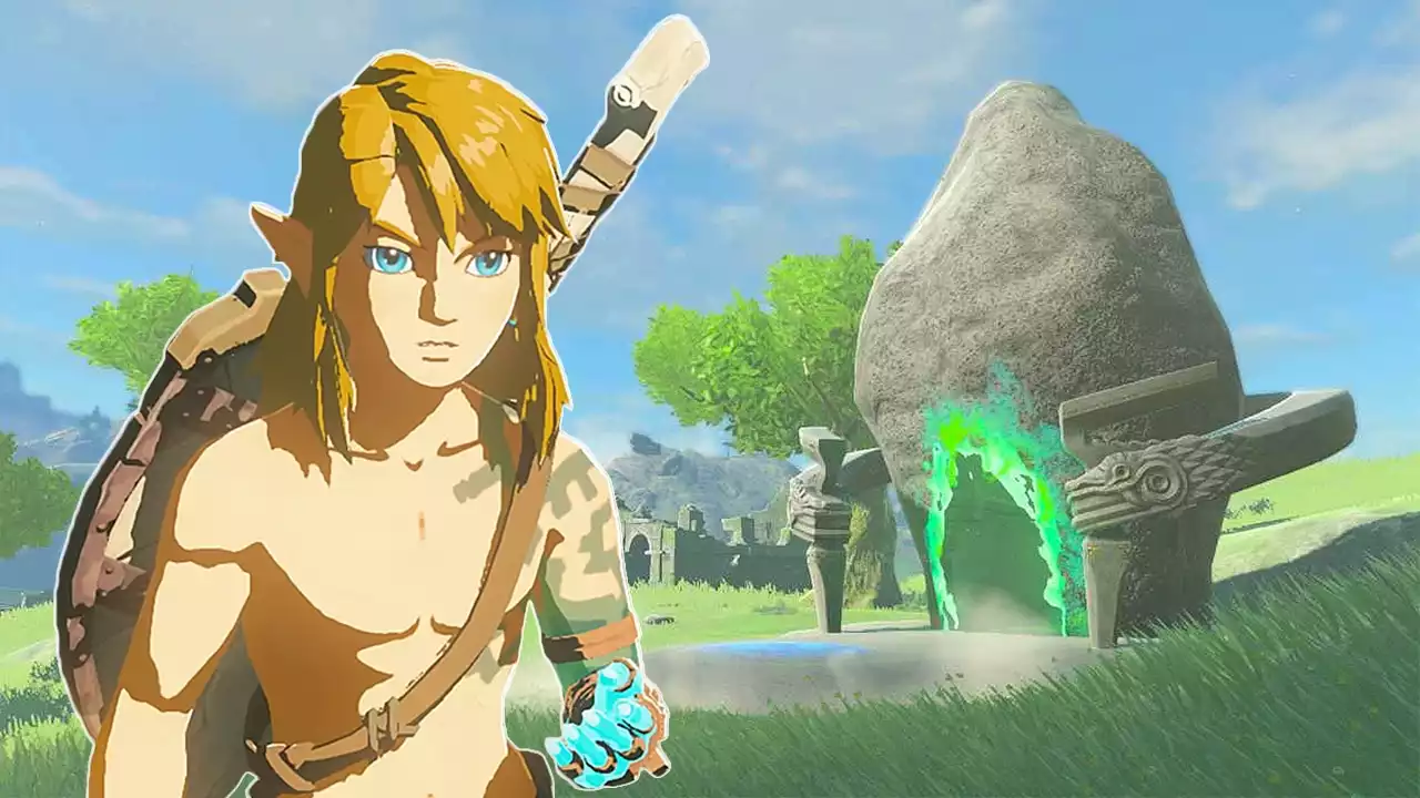 Zelda TotK-Fan verpasst Link einen Schrein-Felsen als Helm, aber das ist sinnvoller, als es klingt