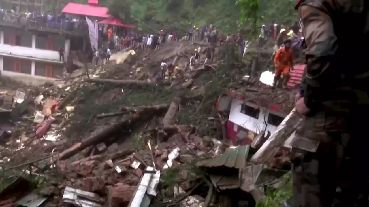 At least 41 killed in Indian Himalayas as rain triggers landslides