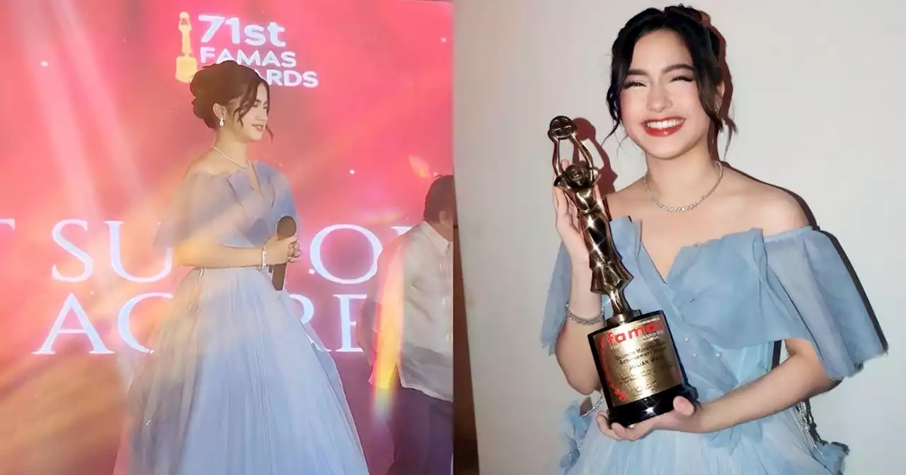 Jillian Ward bags German Moreno Youth Achievement Award at FAMAS 2023