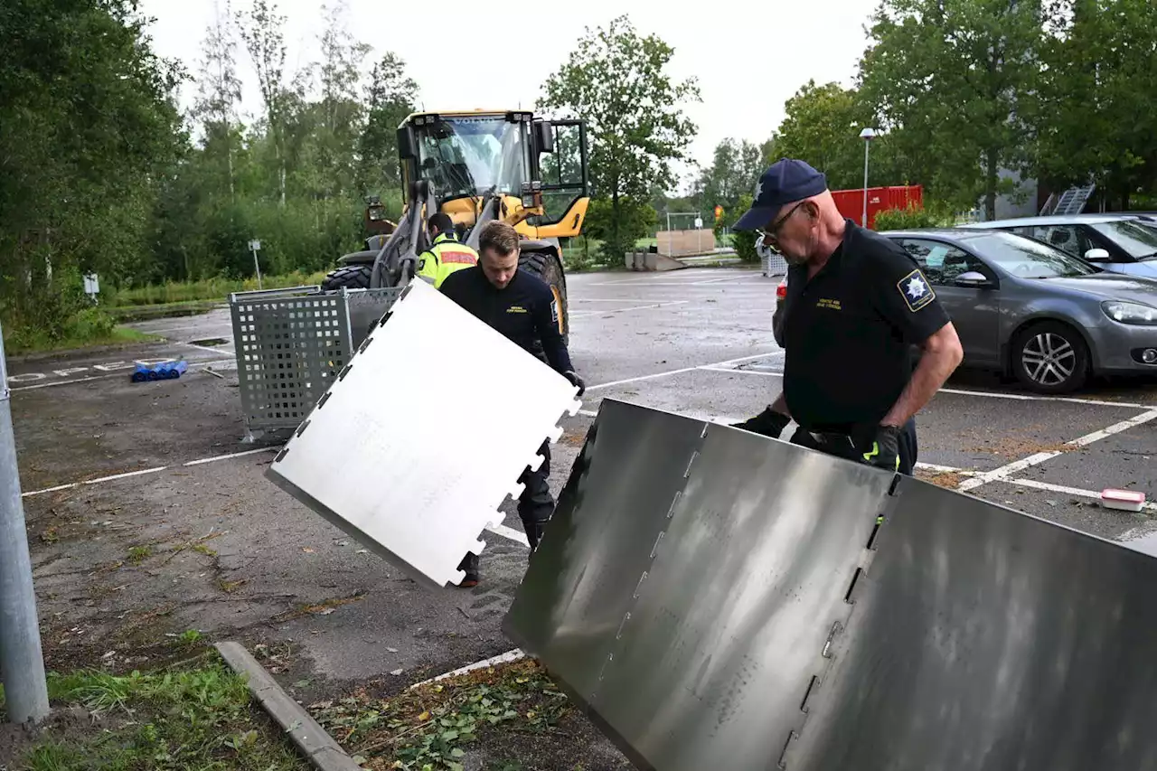 Nytt kraftigt regnväder väntar – barriär står kvar i Getinge