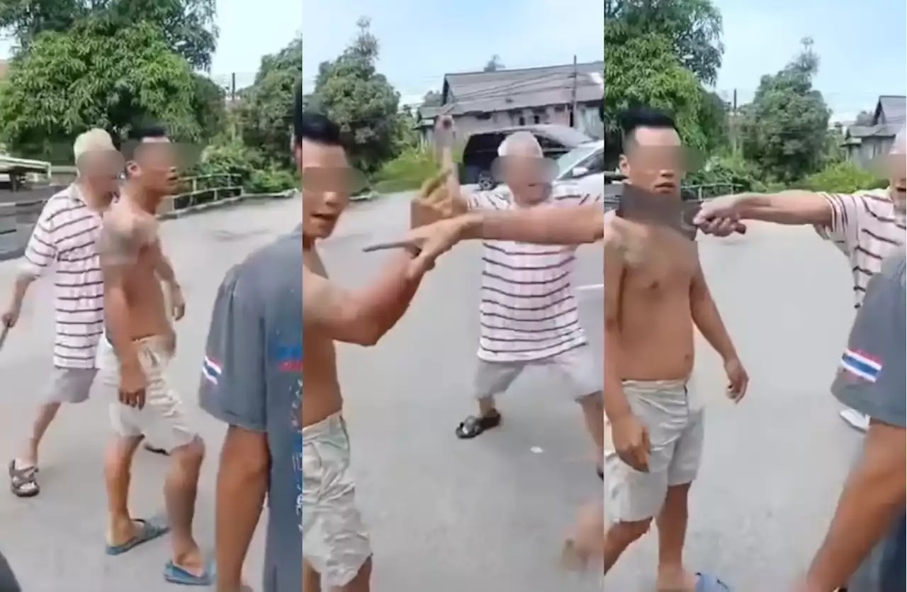 (Video) Armed Father & Son In Sarawak Threaten Group Of Men Over Noise Disturbance - Hype MY