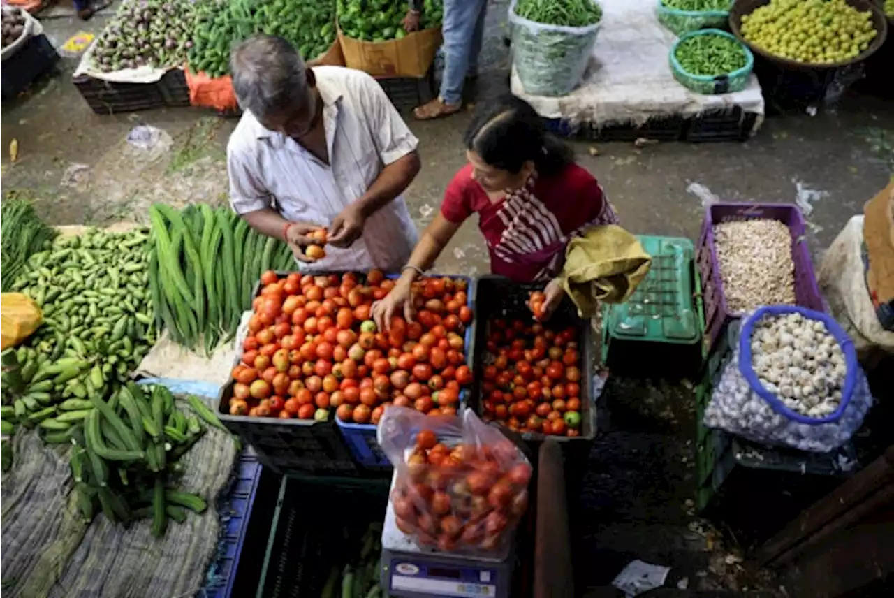 India’s July wholesale price index falls less than expected on food prices