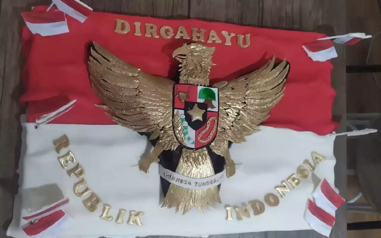 Semarakkan Hari Kemerdekaan Indonesia Bake House Palembang Buat Kue Burung Garuda