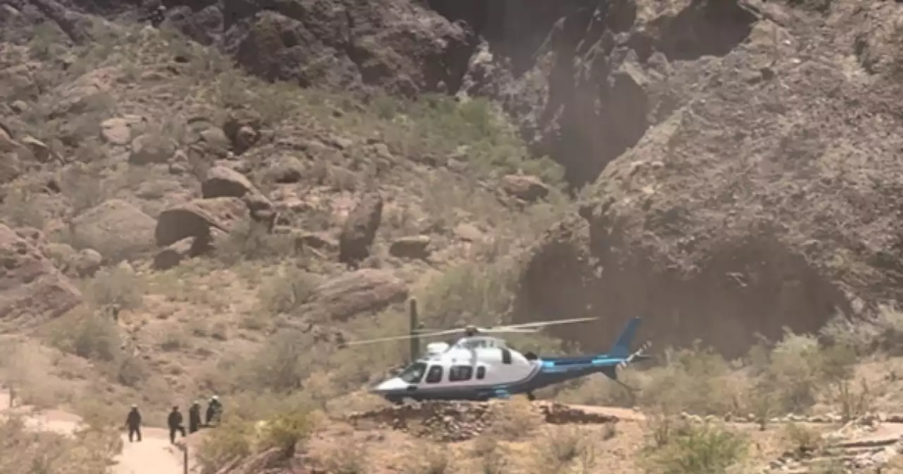 Woman in critical condition after rescue crews airlift her off Camelback Mountain