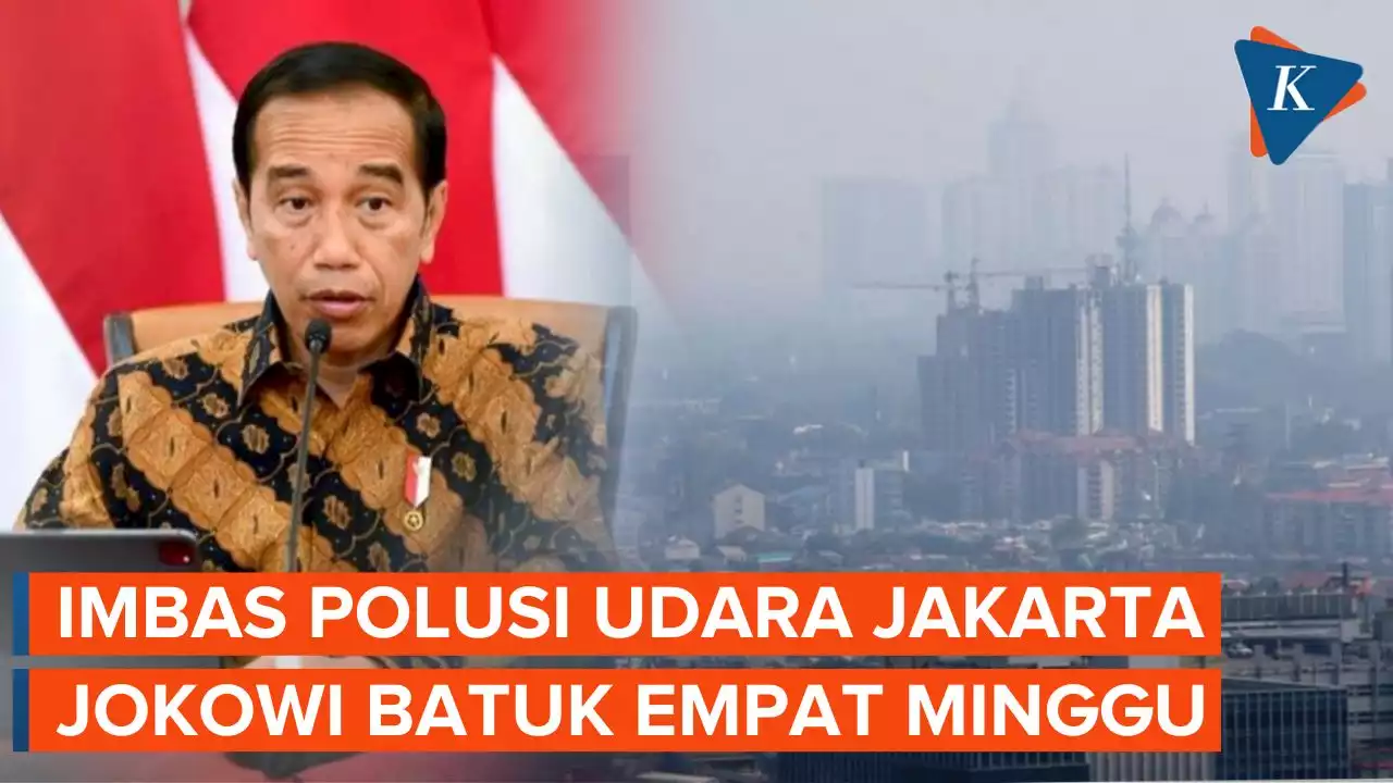 Jokowi Batuk Empat Minggu gara-gara Kualitas Udara Jakarta