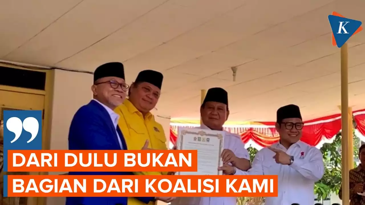 PAN dan Golkar Dukung Prabowo, Anies: Mereka Bukan Bagian Koalisi Kami dari Dulu