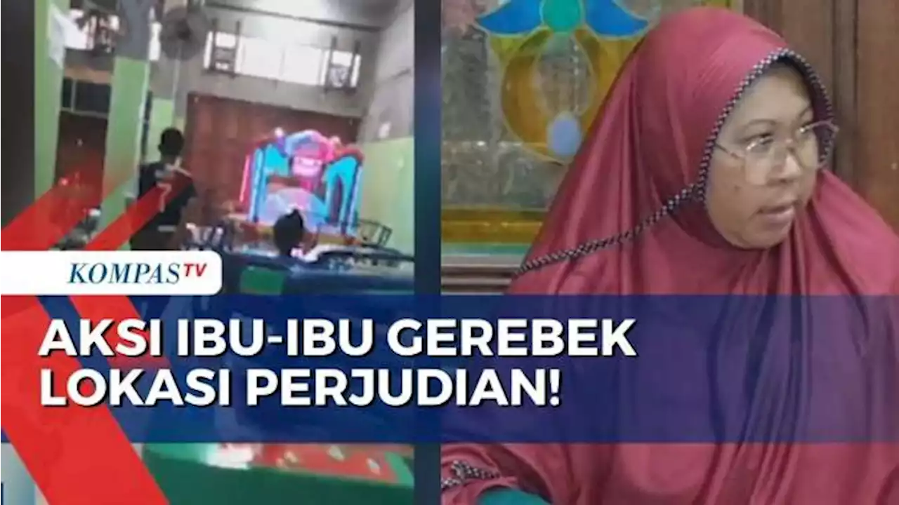 Kesal! Ibu-Ibu di Deli Serdang Gerebek dan Hancurkan Mesin Judi