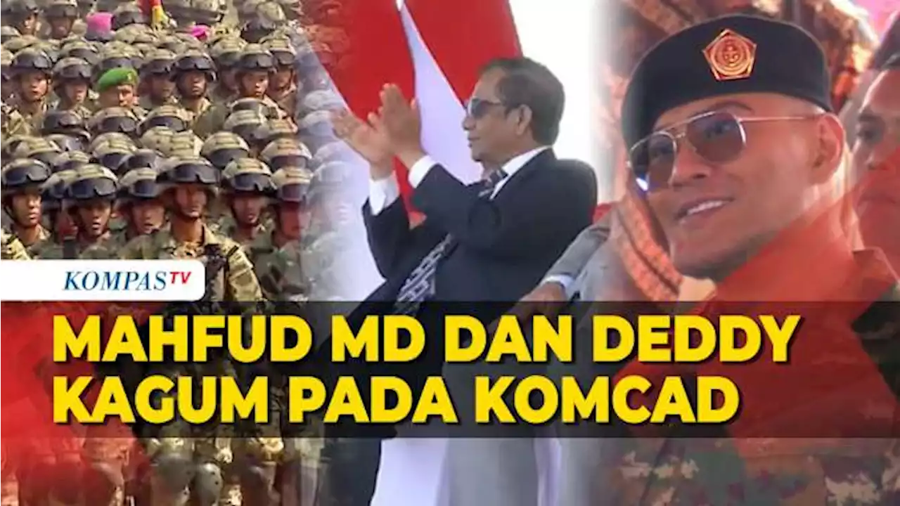 Mahfud MD dan Deddy Corbuzier Kagum Atas Penampilan Komcad