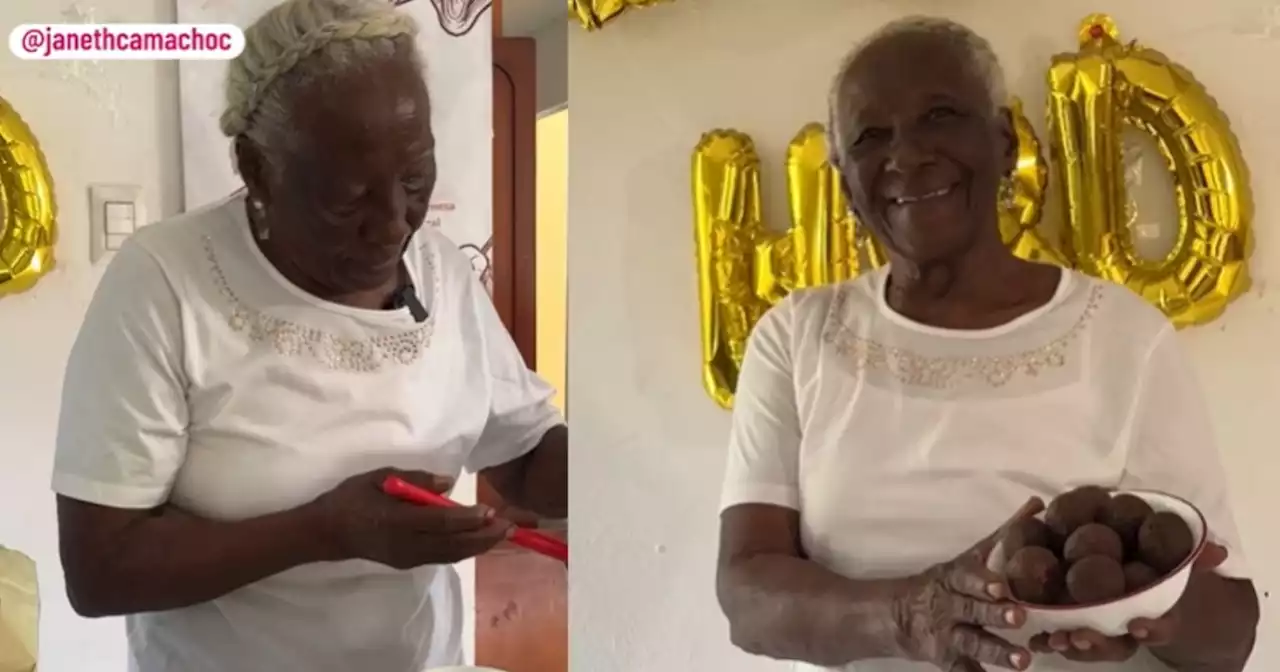 El secreto de la juventud: abuelita de 100 años se mantiene por su emprendimiento de chocolate