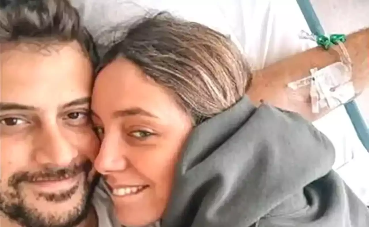 Internaron a Diego Leuco y su novia Sofi Martínez lo visitó en el hospital: “Fue una noche difícil”