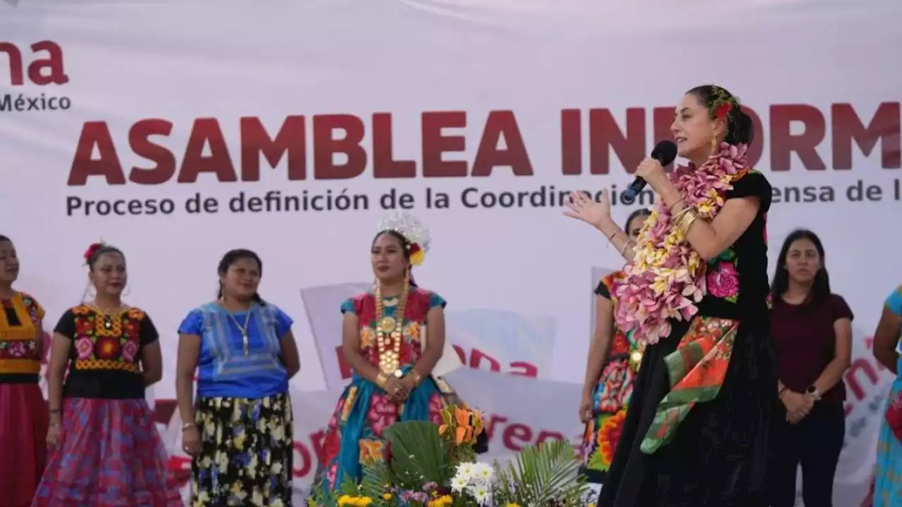 Claudia Sheinbaum critica que bloque opositor no quiera programas sociales