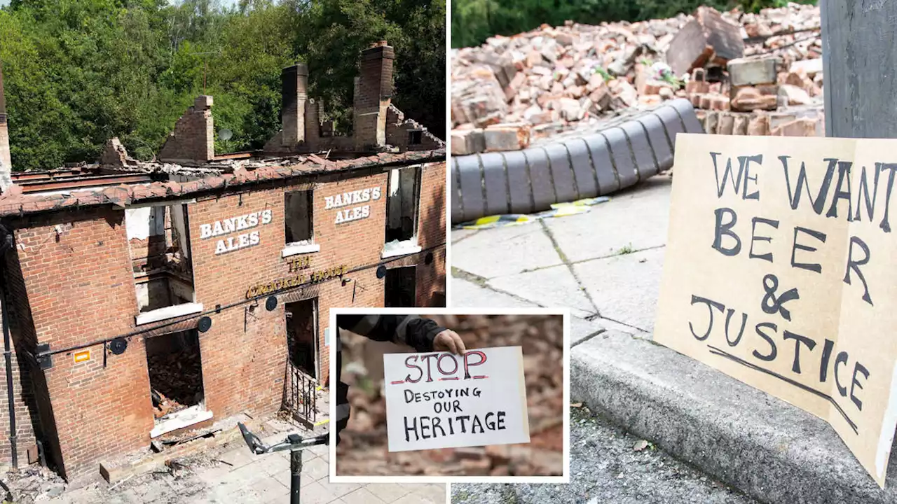 'Unlawfully' destroyed pubs should be rebuilt 'brick by brick' amid 'nationwide scandal' in wake of Crooked House loss